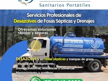 Desazolves de Fosas Sépticas y Drenaje